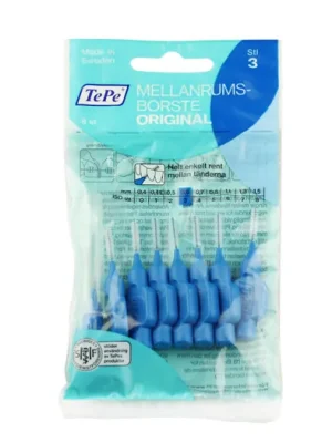 Finální Výprodej TePe Original mezizubní kartáčky 3 modré (0,6 mm) 8 ks