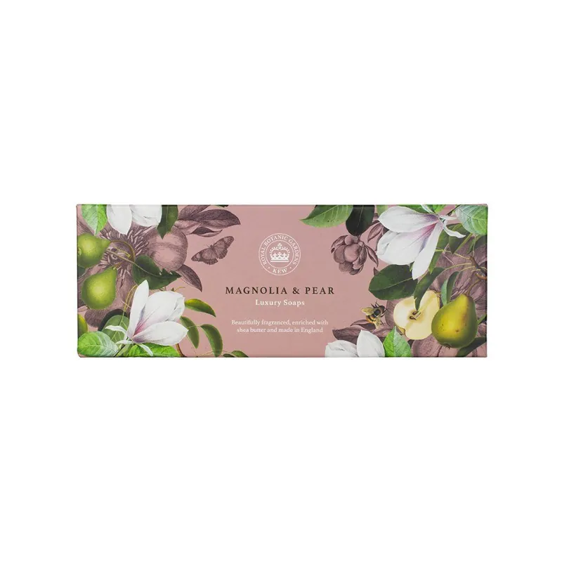 Koupit Online Magnolie & HruškaSada tuhých mýdel, 3 x 100 g