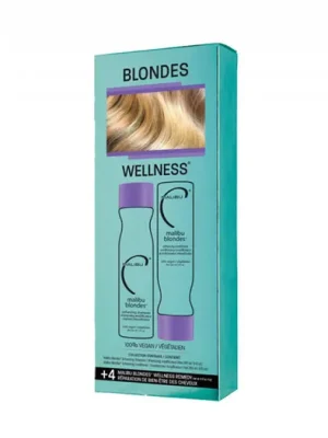 Malibu C Blondes Enhancing Wellness Collection Shampoo 266 ml + Conditioner 266 ml + sáček 4 x 5 g Oblíbený