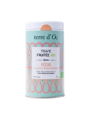 Pêche, Verveine & Orange SanguineBIO ovocno-bylinný čaj, 70 g Levný
