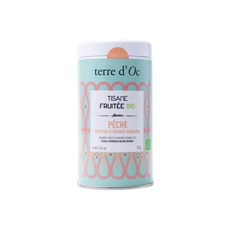 Pêche, Verveine & Orange SanguineBIO ovocno-bylinný čaj, 70 g Levný
