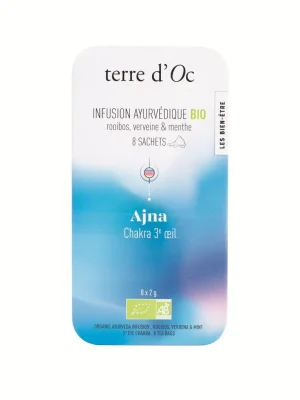 Bezpečná Platba Ajna - Rooibos, Verveine & MentheBIO Ajurvédský bylinný čaj, 8 čajových sáčků