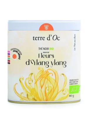 Fleurs d'Ylang ylangBIO černý čaj, 80 g Dokud Zásoby Vydrží