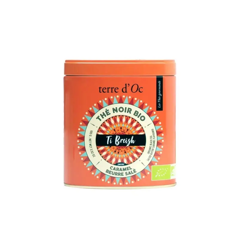 Ti Breizh - Caramel Beurre SaléBIO černý čaj, 100 g Nová Kolekce