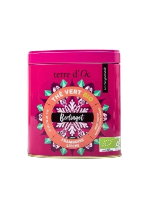 Berlingot - Framboise & LitchiBIO zelený čaj, 80 g Originální