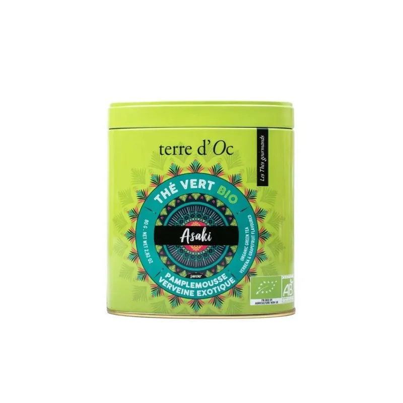 Asaki - Pamplemousse & Verveine ExotiqueBIO zelený čaj, 80 g Must-Have