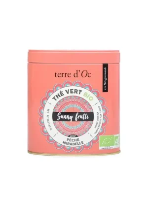 Ihned K Objednání Sunny frutti - Pêche & MirabelleBIO zelený čaj, 80 g