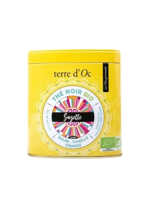 Autentický Suzette - Rhum, Vanille & OrangeBIO černý čaj, 90 g