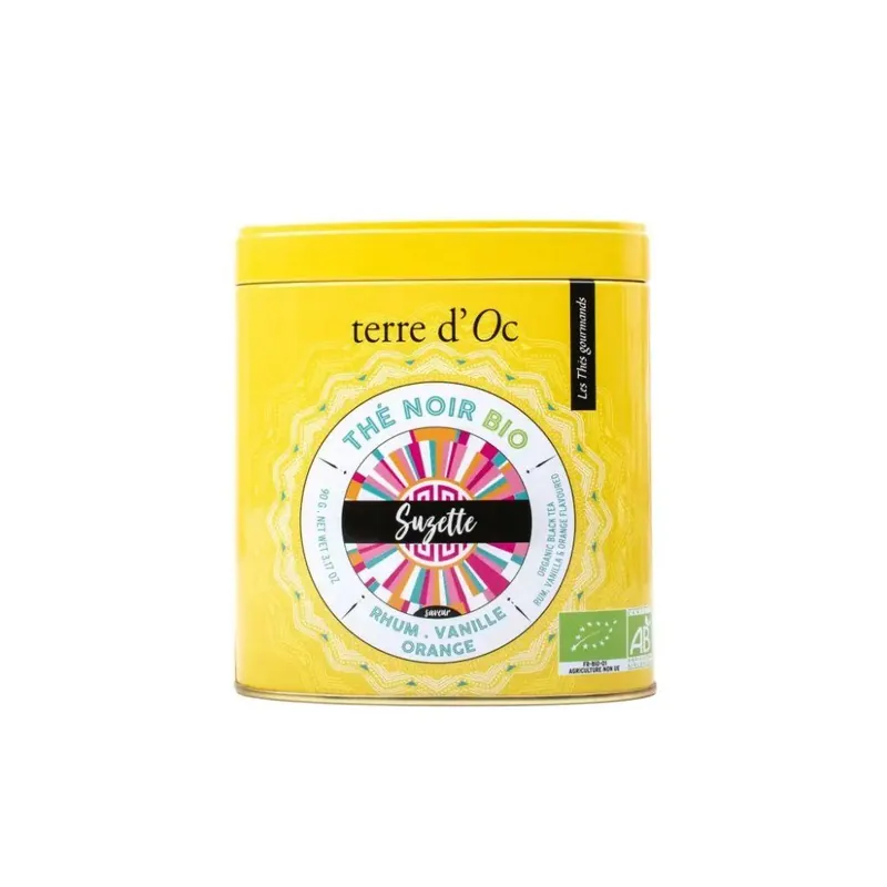 Autentický Suzette - Rhum, Vanille & OrangeBIO černý čaj, 90 g