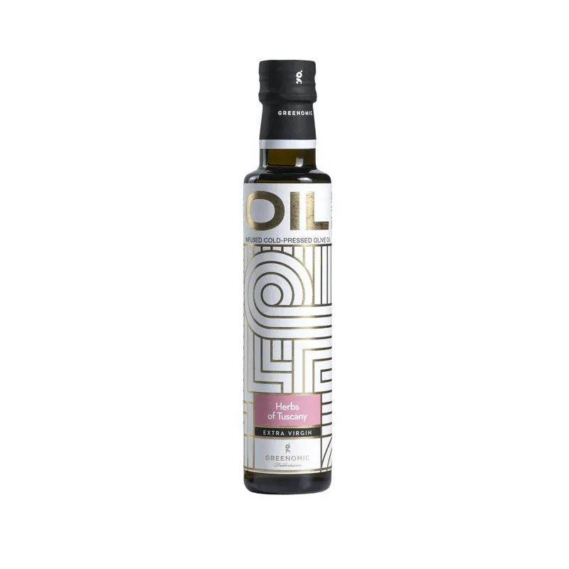 Pouze Dnes Herbs of Tuscany Extra Virgin Olive OilExtra panenský olivový olej s toskánskými bylinkami, 250 ml