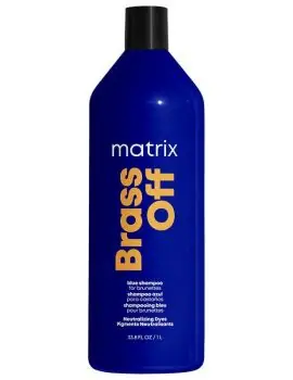Ověřený MATRIX Total Results Brass Off Shampoo 1000ml - šampon pro blond a melírované vlasy