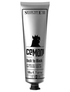 Aktuální SELECTIVE Cemani Back To Black 150ml - smývatelný krycí silně tužící gel - černý