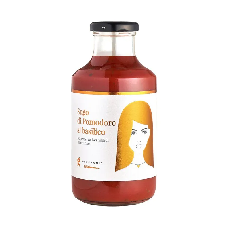Sugo di Pomodoro al basilicoRajčatová omáčka s bazalkou, 500 g Omezená Nabídka
