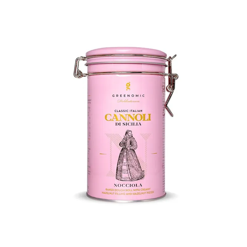 Aktuální Cannoli di Sicilia - NocciolaPlněné trubičky s lískovými ořechy, 200 g