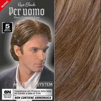 Kup Teď RENEÉ BLANCHE Per Uomo 6-0 Dark Blond - 5min. barva na vlasy pro muže - tmavá blond