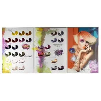 KLÉRAL MagiColor Vlasový vzorník pro intenzivní barvy MAGICRAZY a MAGICOLOR Hit Sezóny