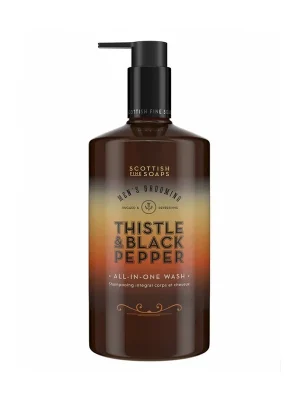 Vrácení Zdarma Thistle & Black PepperMýdlo pro muže - na tělo, pleť i vlasy, 500 ml