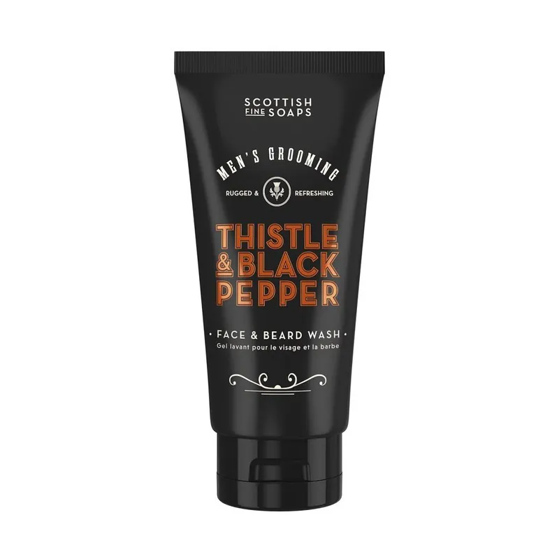 Thistle & Black PepperMycí gel na pleť a vousy, 150 ml Sezónní Sleva