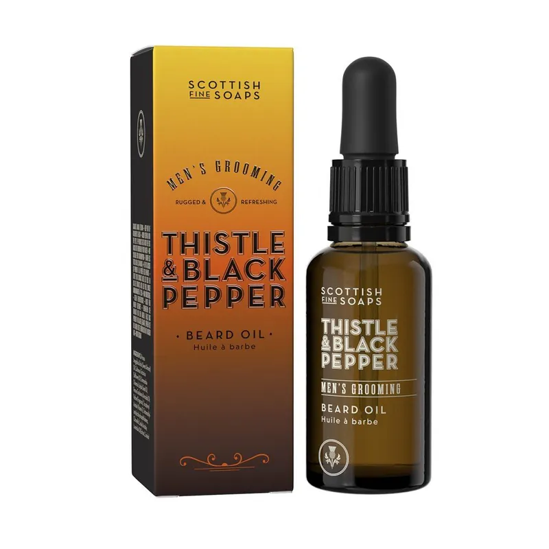 Hit Sezóny Thistle & Black PepperOlej na vousy, 30 ml