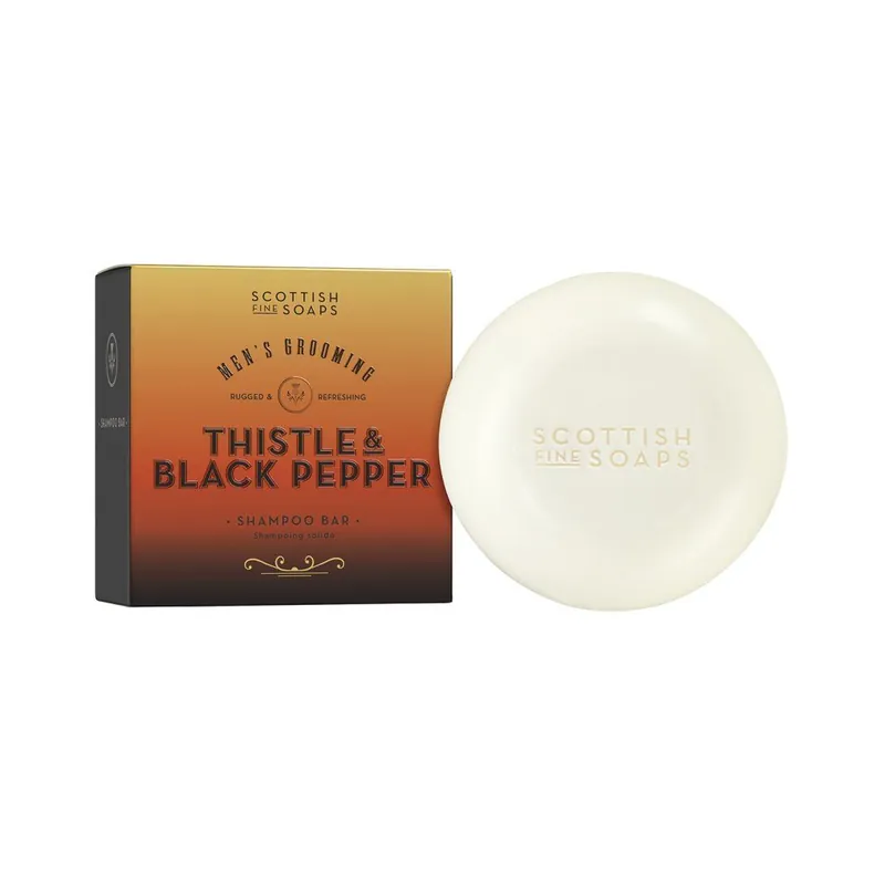 Thistle & Black PepperTuhý šampon po muže, 100 g Finální Výprodej