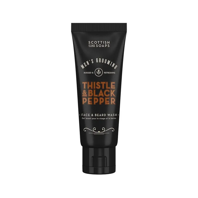 Thistle & Black PepperMycí gel na pleť a vousy, 75 ml Nejlepší Volba
