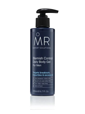 Super Cena Blemish Control Daily Body Gel for MenPánský tělový gel s kyselinou salicylovou, 200 ml