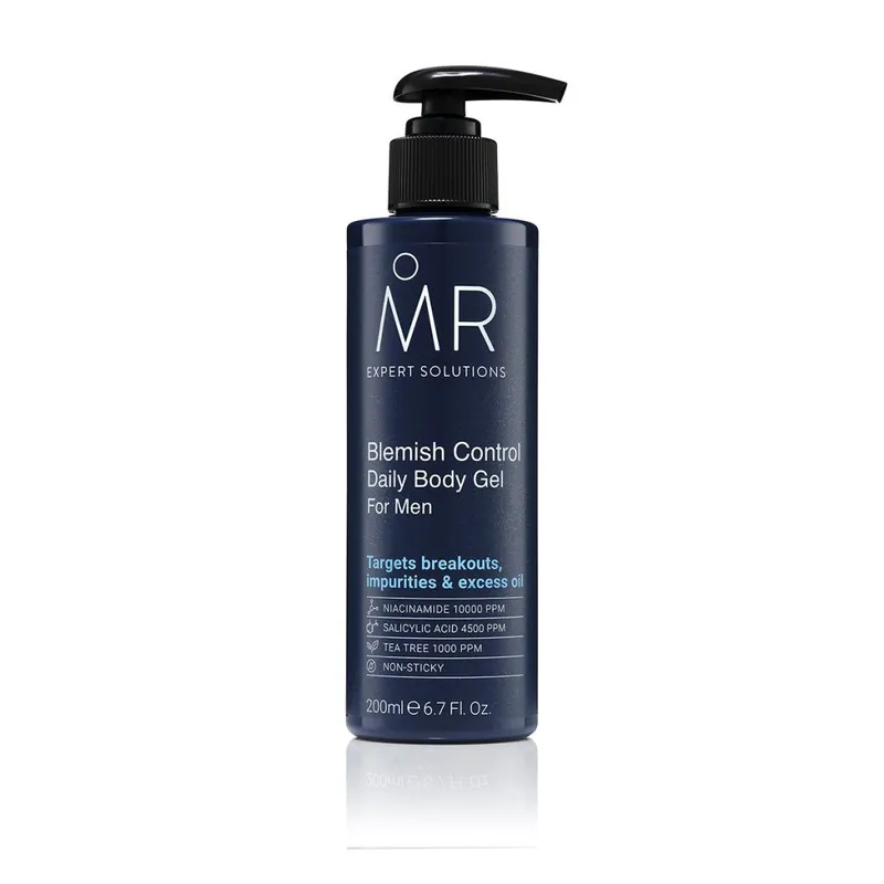 Super Cena Blemish Control Daily Body Gel for MenPánský tělový gel s kyselinou salicylovou, 200 ml
