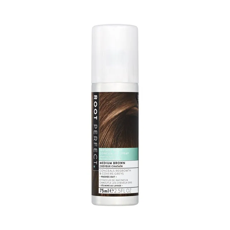 Hair Concealer Spray - Medium BrownSprej na vlasy pro zakrytí odrostů a šedin, 75 ml Hit Sezóny
