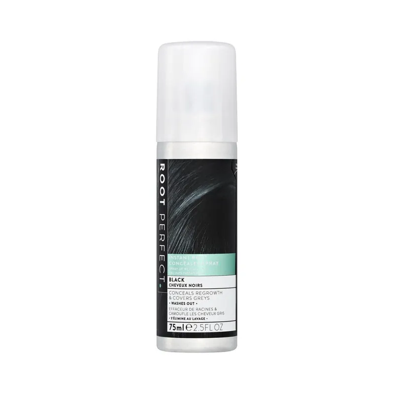 Hair Concealer Spray - BlackSprej na vlasy pro zakrytí odrostů a šedin, 75 ml Top Prodej