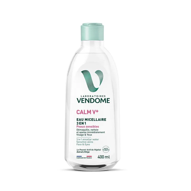 Výprodej CALM V+ Eau Micellaire 3 en 1Micelární voda 3v1 pro citlivou pokožku, 400 ml