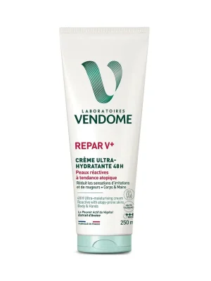 REPAR V+ Crème Ultra-Hydratante 48HHydratační krém pro atopickou pokožku, 250 ml Bezpečná Platba