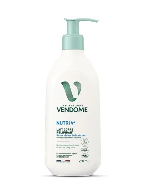 Vysoce Kvalitní NUTRI V+ Lait Corps RelipidantTělové mléko pro suchou až velmi suchou pokožku, 250 ml