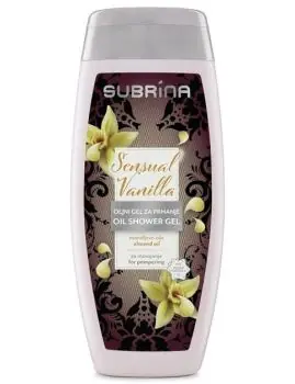 SUBRÍNA Shower Gel Sensual Vanilla - sprchový gel s jemnou vůní vanilky 250ml Vysoce Kvalitní