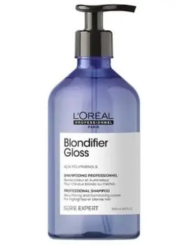 LOREAL Expert Blondifier Gloss Shampoo 500ml - šampon pro lesk blond vlasů Koupit Online