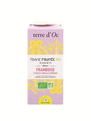 Framboise, Fleur de Sureau & GrenadeBIO ovocno-bylinný čaj, 15 čajových sáčků Nakupujte Hned