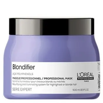 LOREAL Expert Blondifier Mask 500ml - regenerační maska na blond vlasy Víkendová Akce