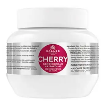 KALLOS KJMN Cherry Hair Mask 275ml - třešňová hydratační maska na suché vlasy Novinka