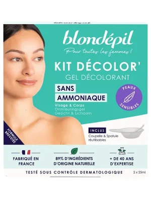 Jen Po Omezenou Doba Kit Décolor’ Gel DécolorantSada pro bělení chloupků na obličeji (bez amoniaku)