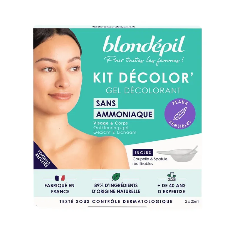 Jen Po Omezenou Doba Kit Décolor’ Gel DécolorantSada pro bělení chloupků na obličeji (bez amoniaku)