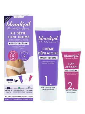 Kit Dépil' Zone IntimeDepilační sada na intimní oblast, 3 ks Časově Omezené