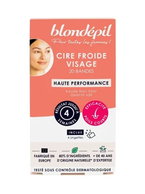 Nízká Cena Cire Froide Visage Haute PerformanceStudené voskové pásky na obličej, 20 ks