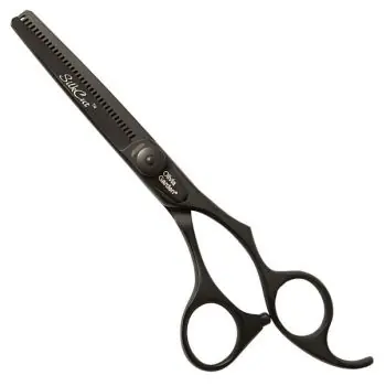 OLIVIA GARDEN SilkCut Thinner Matt Black Edition T6-35BL - profi efilačnínůžky na vlasy Nejlepší Volba