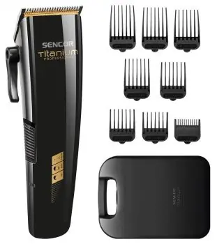 SENCOR SHP 8400BK Titanium Hair Clipper - profi aku střihací strojek na vlasy Nová Kolekce