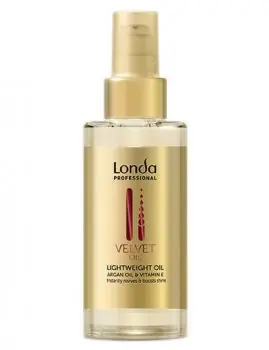 Omezená Nabídka LONDA Velvet Oil Argan Lightweight Oil 100ml - regenerační olej proti třepení a krepatění