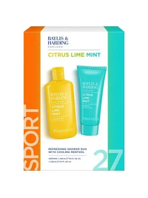 Citrus, Lime & Mint - sada s péčí o tělo, 2 kspánská sada produktů tělové a vlasové péče s chladivým účinkem Vrácení Zdarma