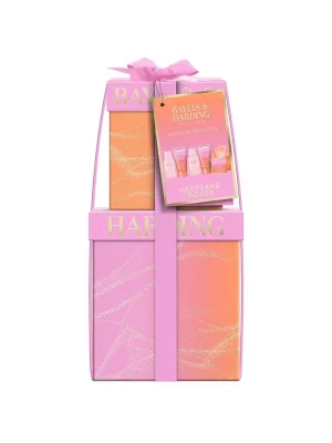 Omezená Nabídka Jojoba, Vanilla & Almond Oil - sada s péčí o tělo, 6 kssada produktů tělové péče s vůní jojoby a vanilky v luxusní dárkové krabičce