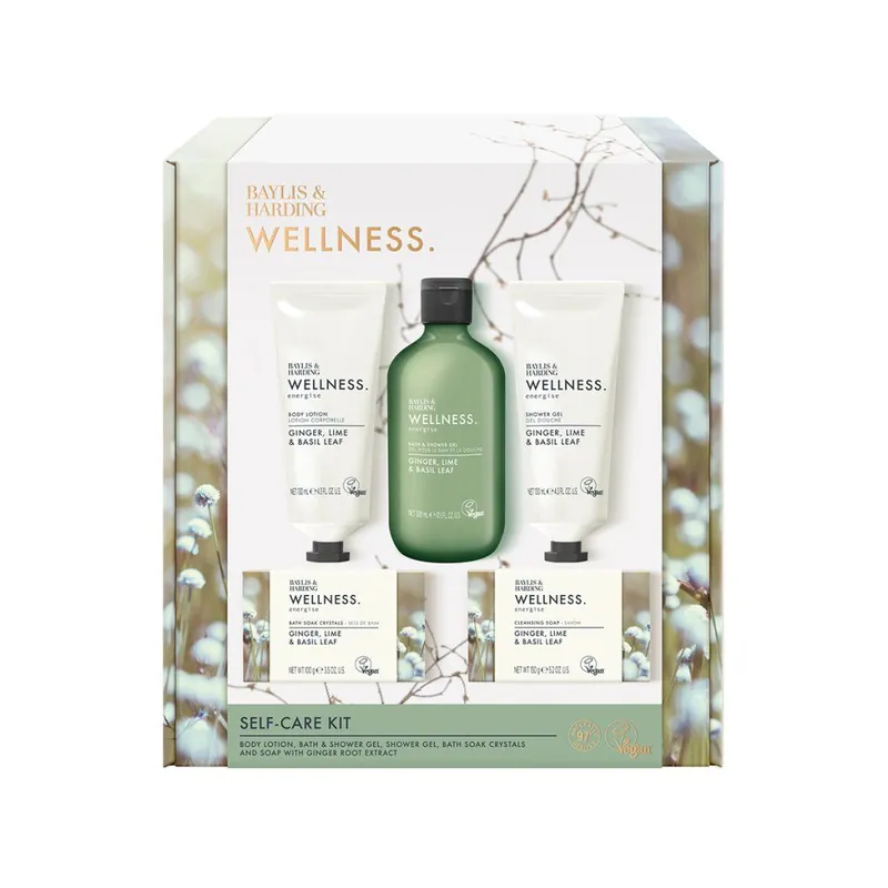 Wellness Ladies - sada s péčí o tělo, 5 kssada tělových produktů s pečujícím přírodním složením a svěží vůní Omezená Nabídka