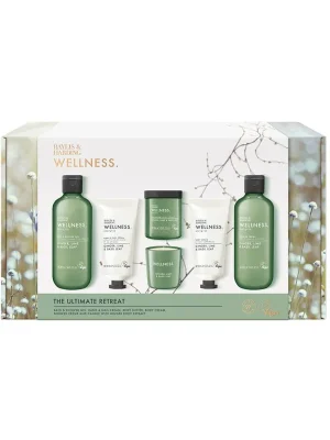 Výprodej Wellness Ladies - sada tělové péče a svíčky, 6 ksvelká sada tělových produktů s přírodním složením a vonné svíčky