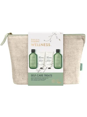 Wellness Ladies - sada s péčí o tělo a ruce, 4 kssada přírodních produktů se svěží vůní pro tělo i ruce v taštičce Omezená Nabídka