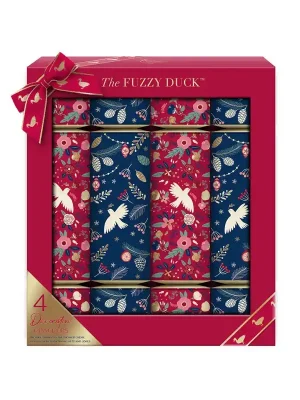Winter Wonderland - cracker s péčí o tělo, 4 ksvánoční sada crackerů s tělovými produkty, papírovými korunkami a žertíky Akce